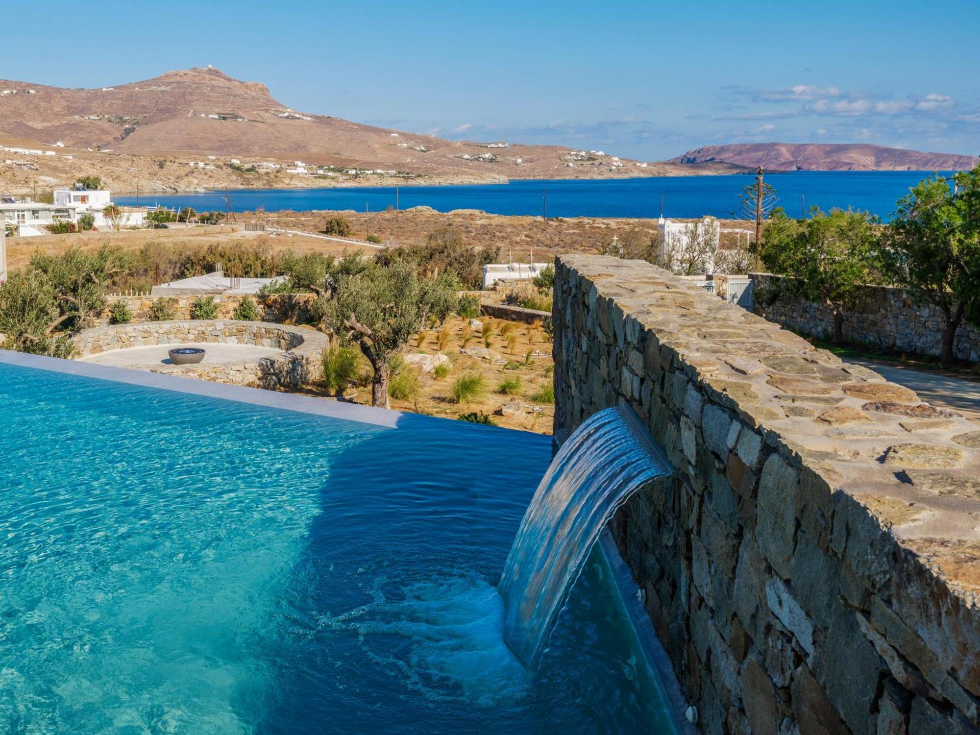 Blue Eye Grand Villa Mykonos Kalafatis Exterior photo