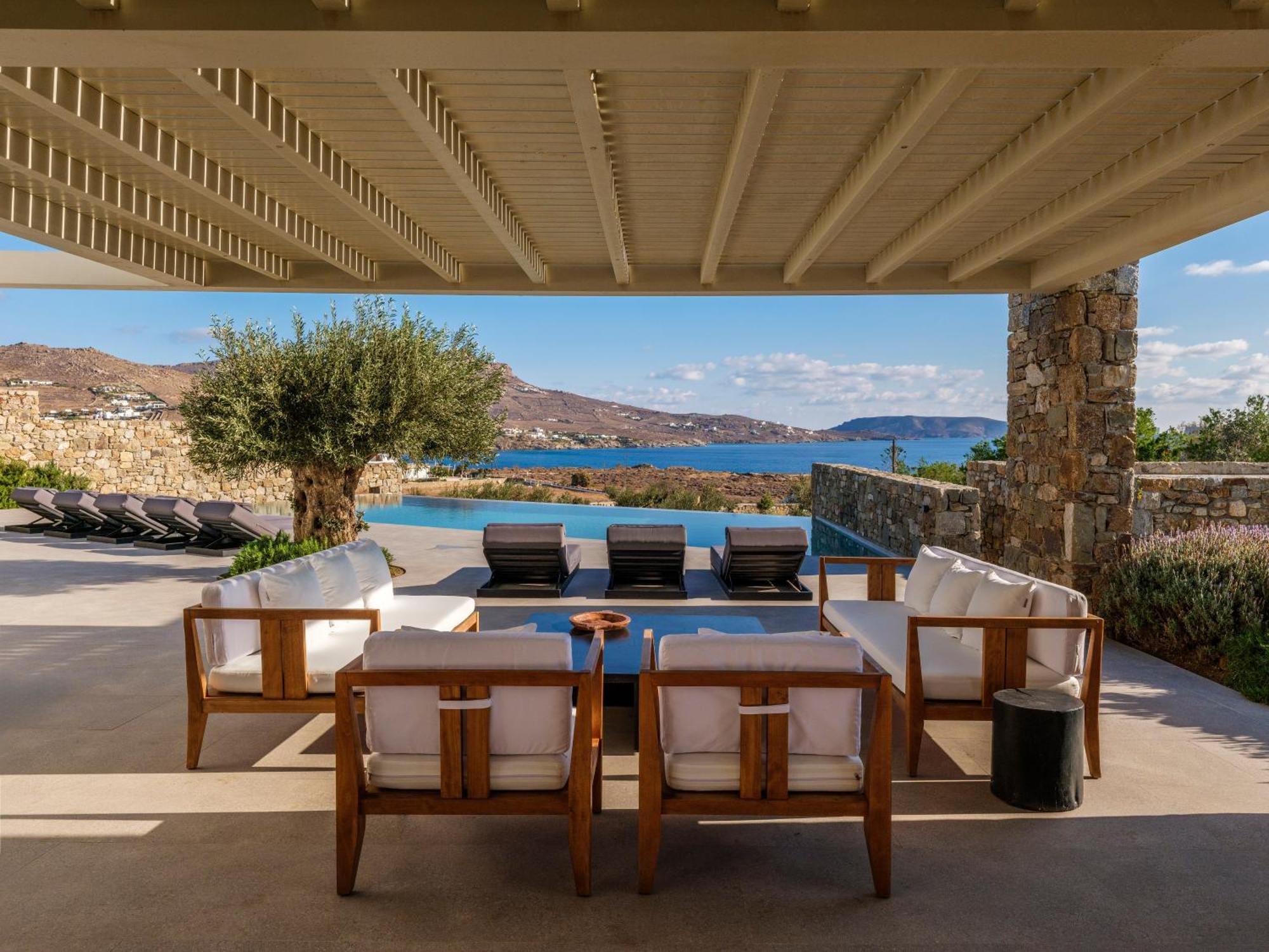 Blue Eye Grand Villa Mykonos Kalafatis Exterior photo