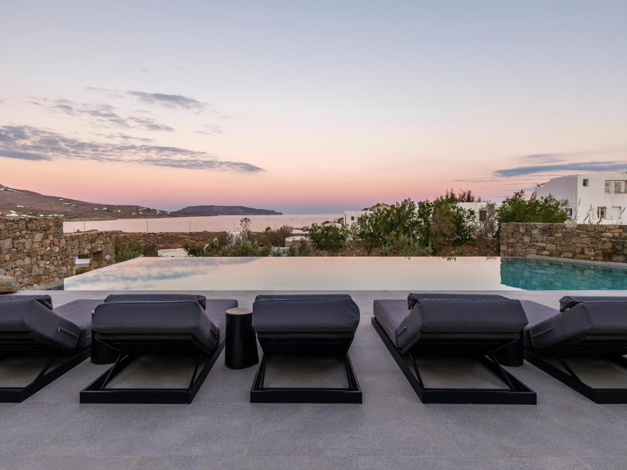Blue Eye Grand Villa Mykonos Kalafatis Exterior photo