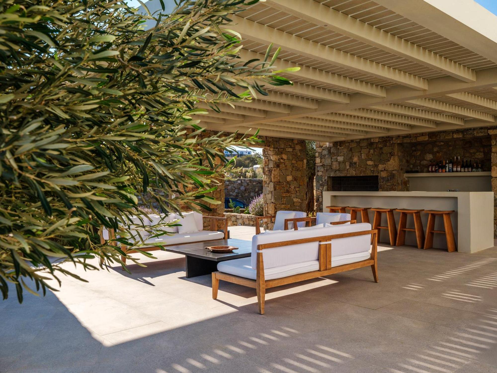 Blue Eye Grand Villa Mykonos Kalafatis Exterior photo