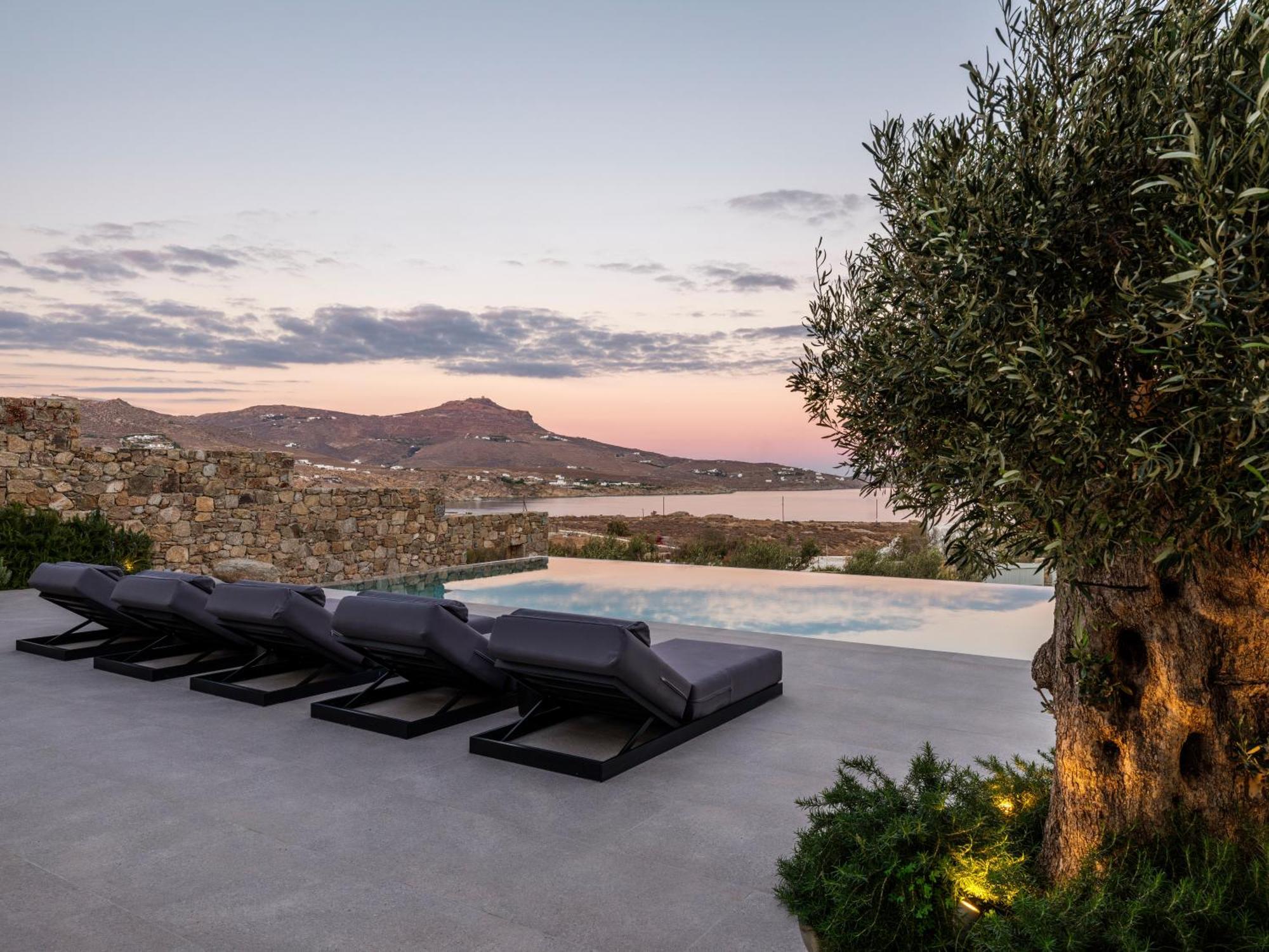 Blue Eye Grand Villa Mykonos Kalafatis Exterior photo