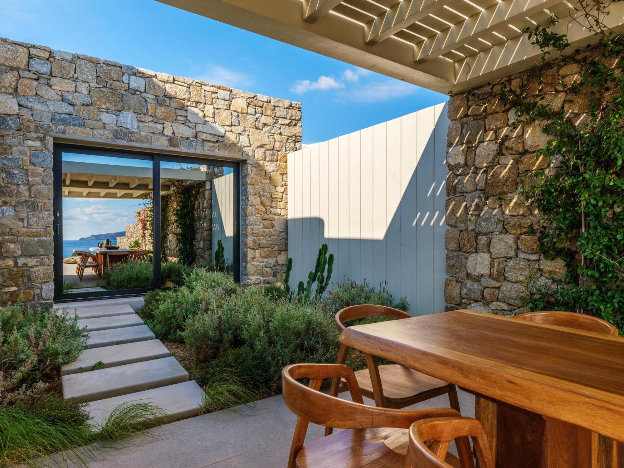 Blue Eye Grand Villa Mykonos Kalafatis Exterior photo