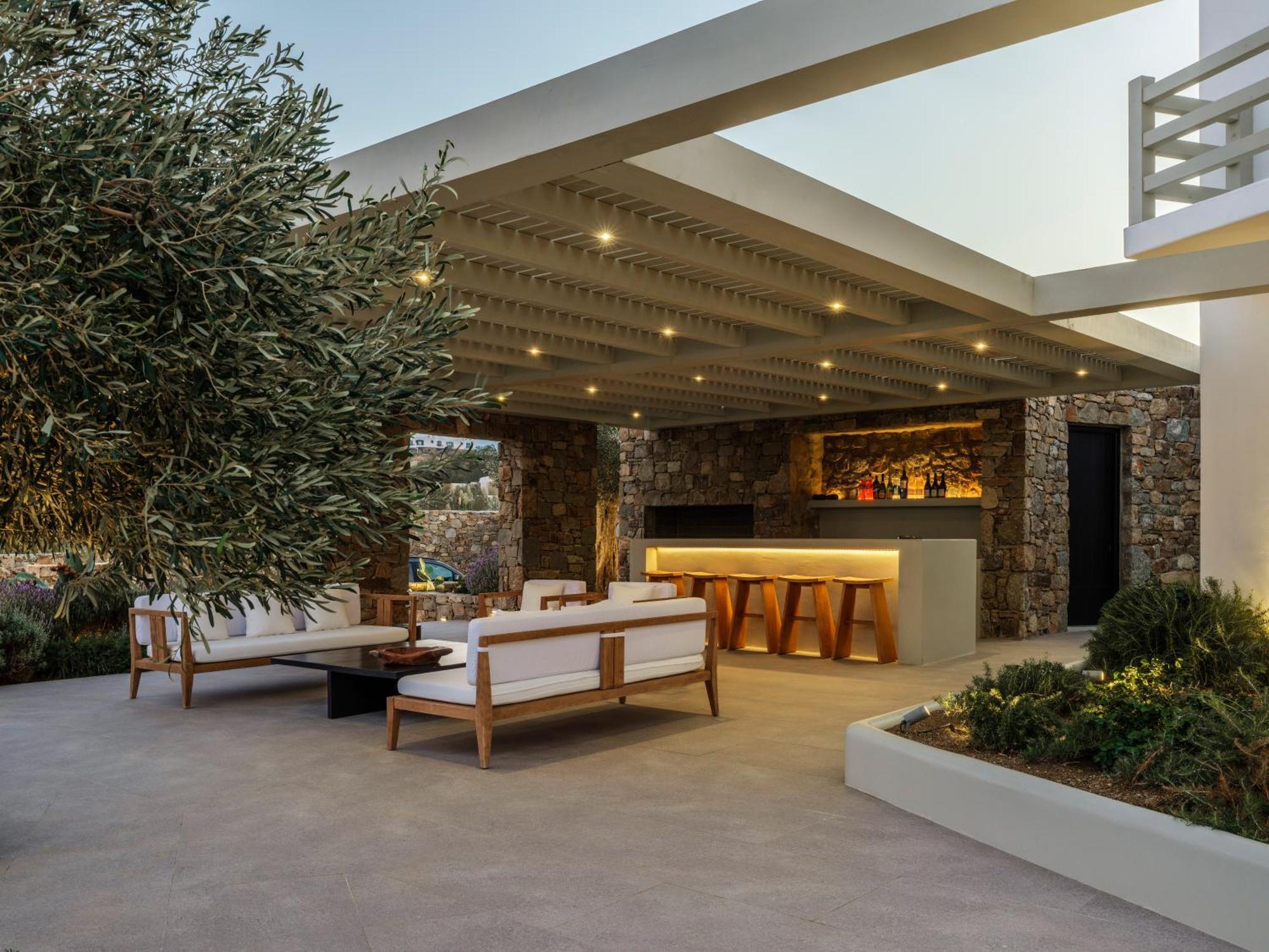Blue Eye Grand Villa Mykonos Kalafatis Exterior photo