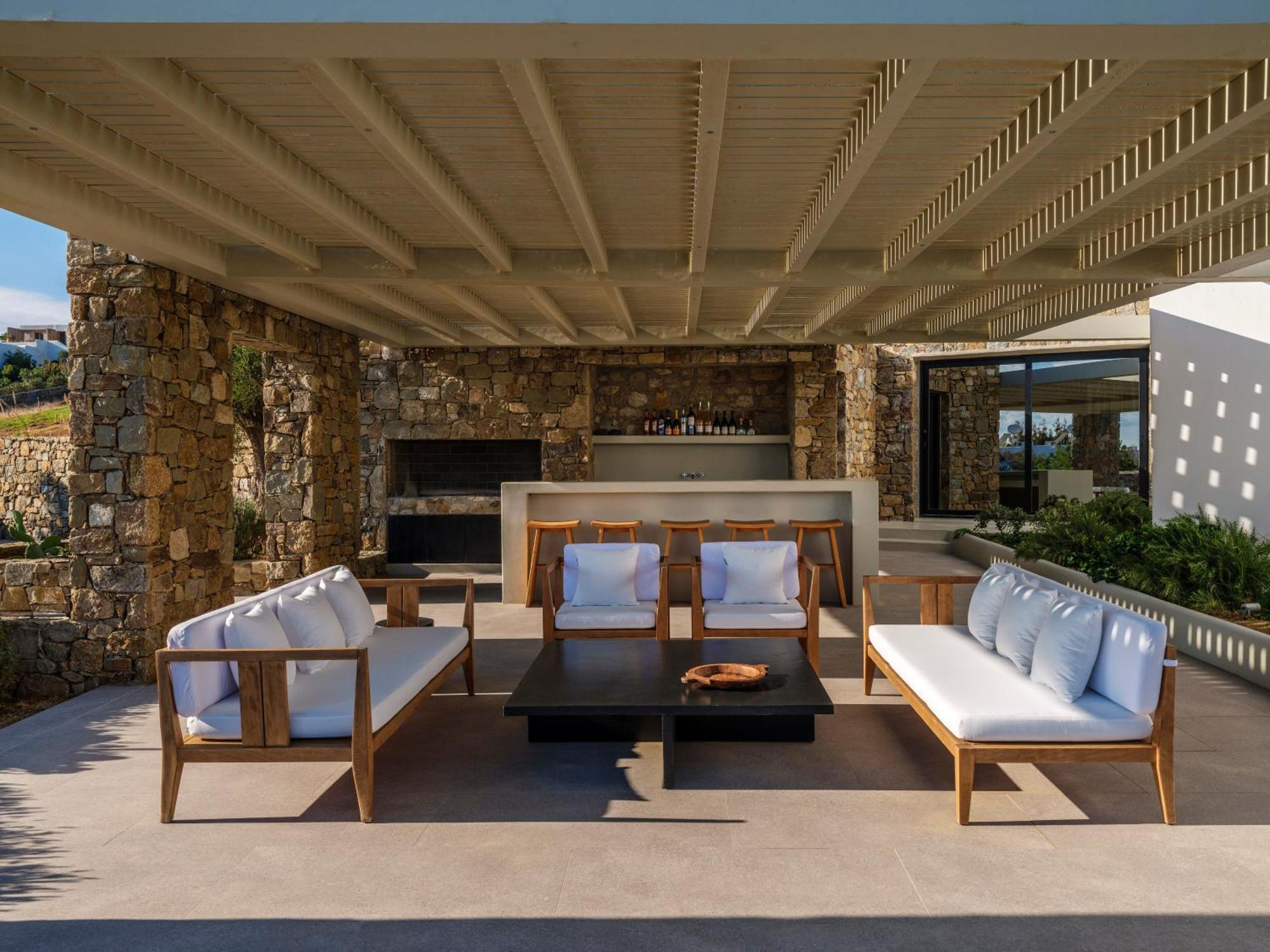 Blue Eye Grand Villa Mykonos Kalafatis Exterior photo